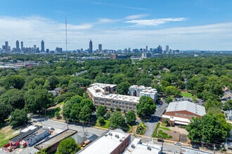 1080 Euclid Ave NE, Atlanta, GA - Vue aérienne vue de carte