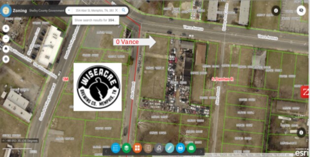 354 Abel, Memphis, TN à vendre - Aérien – Image 1 sur 2