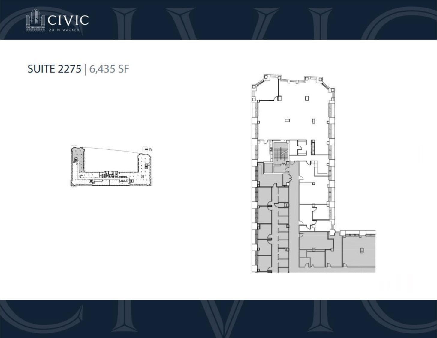 20 N Wacker Dr, Chicago, IL à louer Plan d’étage– Image 1 sur 1
