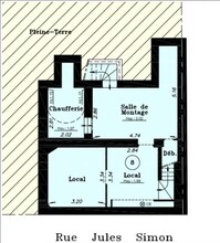 6 Rue Jules Simon, Boulogne-Billancourt à louer Plan d’étage– Image 2 sur 2