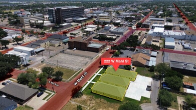 222 Mahl St, Edinburg, TX - Vue aérienne vue de carte