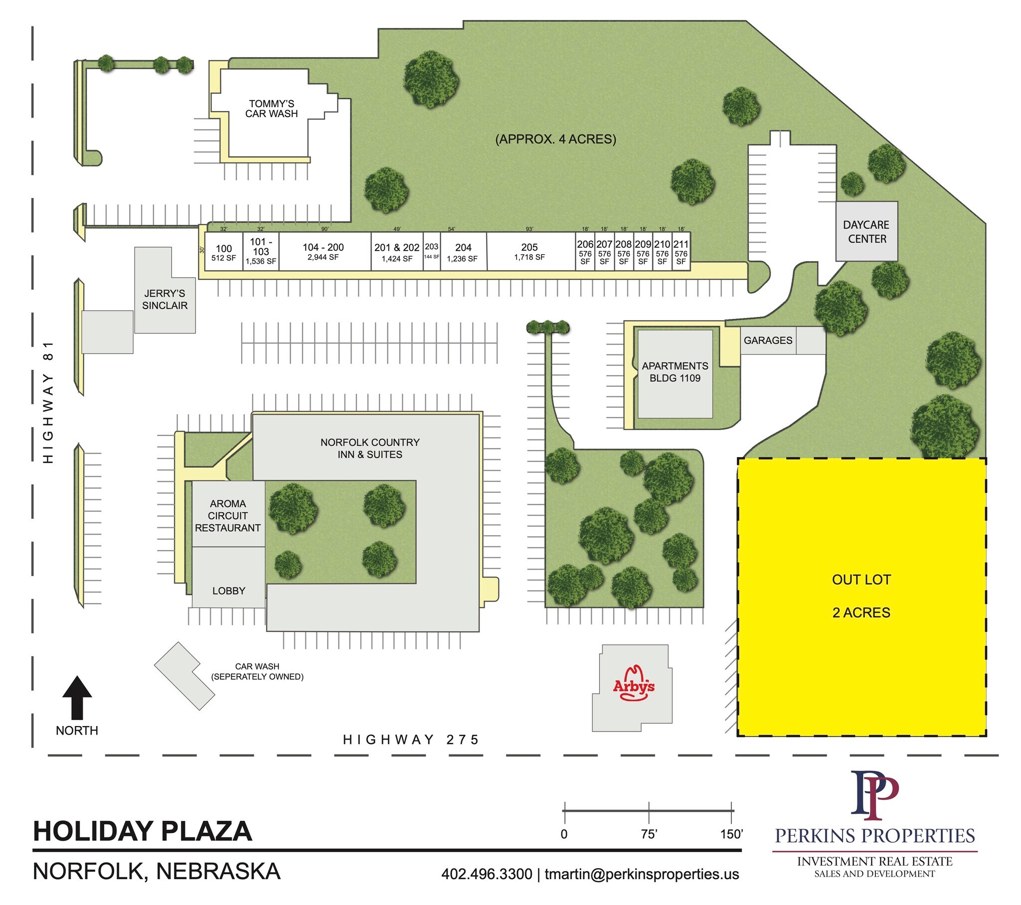 1200 W Omaha Ave, Norfolk, NE à louer Plan de site– Image 1 sur 3