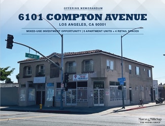 Plus de détails pour 6101 Compton Ave, Los Angeles, CA - Logement à vendre