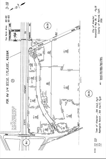 1301-1303 Commerce Ave, Atwater, CA à louer - Plan cadastral – Image 3 sur 3