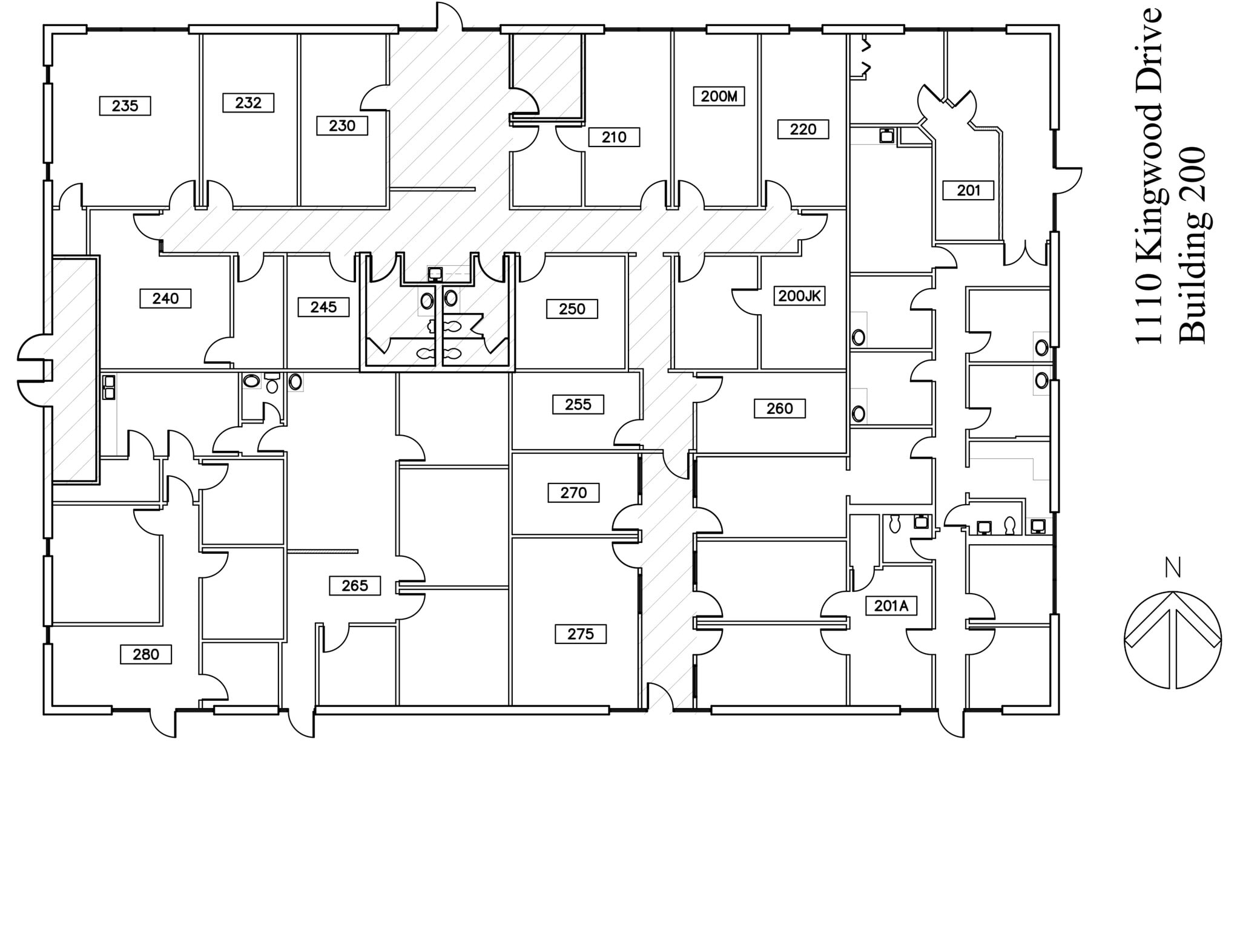 1110 Kingwood Dr, Kingwood, TX à louer Plan de site– Image 1 sur 1
