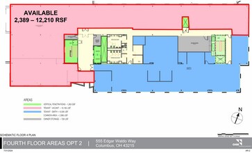 555 Edgar Waldo Way, Columbus, OH à louer Plan d’étage– Image 1 sur 1