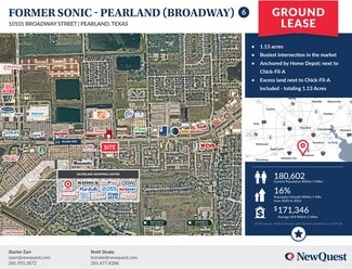 Plus de détails pour 10101 Broadway St, Pearland, TX - Terrain à louer