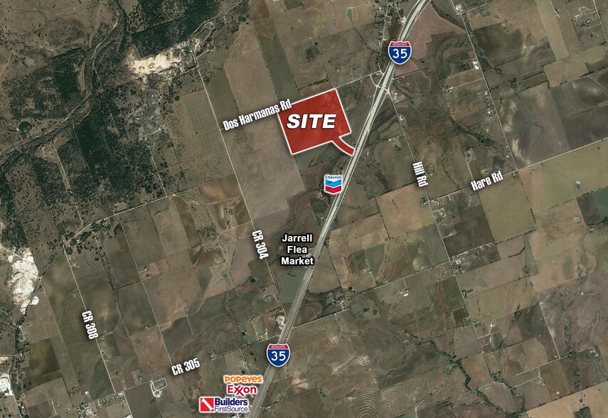 I-35 & DOS HERMANAS, Jarrell, TX à vendre - Photo de l’immeuble – Image 2 sur 4