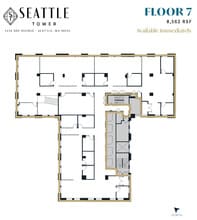 1218 3rd Ave, Seattle, WA à louer Plan d’étage– Image 1 sur 1
