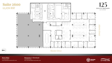 125 S Wacker Dr, Chicago, IL à louer Plan d’étage– Image 1 sur 1