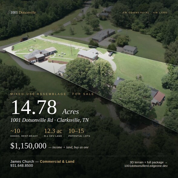 1001 Dotsonville Rd, Clarksville, TN à vendre - Photo principale – Image 1 sur 7