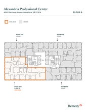 4660 Kenmore Ave, Alexandria, VA à louer Plan d’étage– Image 1 sur 1