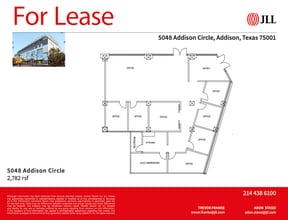 5040 Addison Cir, Addison, TX à louer Plan d’étage– Image 1 sur 2