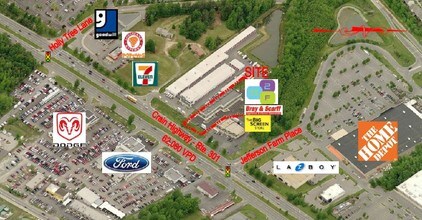 2433-2443 Crain Hwy, Waldorf, MD - Vue aérienne  vue de carte