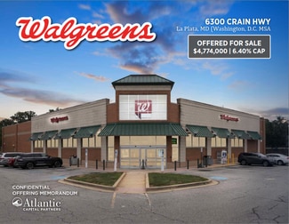 Plus de détails pour 6300 Crain Hwy, La Plata, MD - Local commercial à vendre