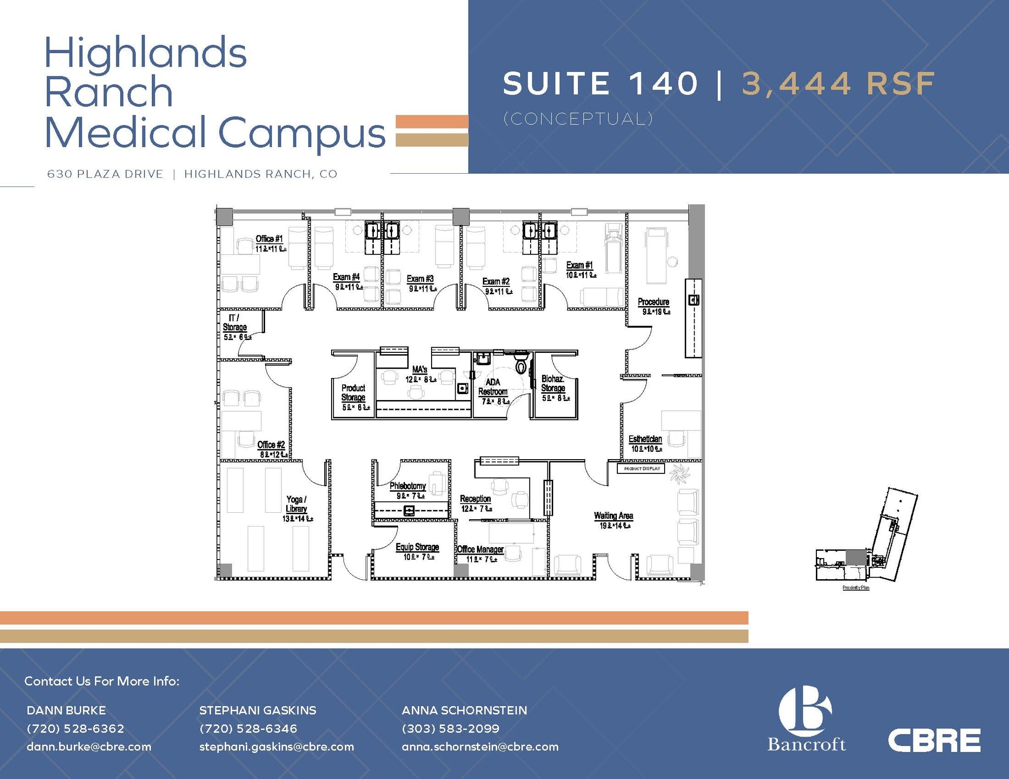 630 Plaza Dr, Highlands Ranch, CO à louer Plan d’étage– Image 1 sur 1