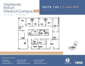 630 Plaza Dr, Highlands Ranch, CO à louer Plan d’étage– Image 1 sur 1