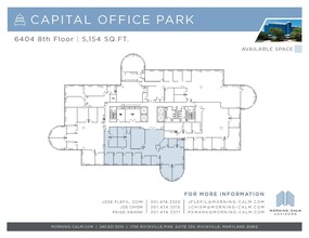 6404 Ivy Ln, Greenbelt, MD à louer Plan d’étage– Image 2 sur 2