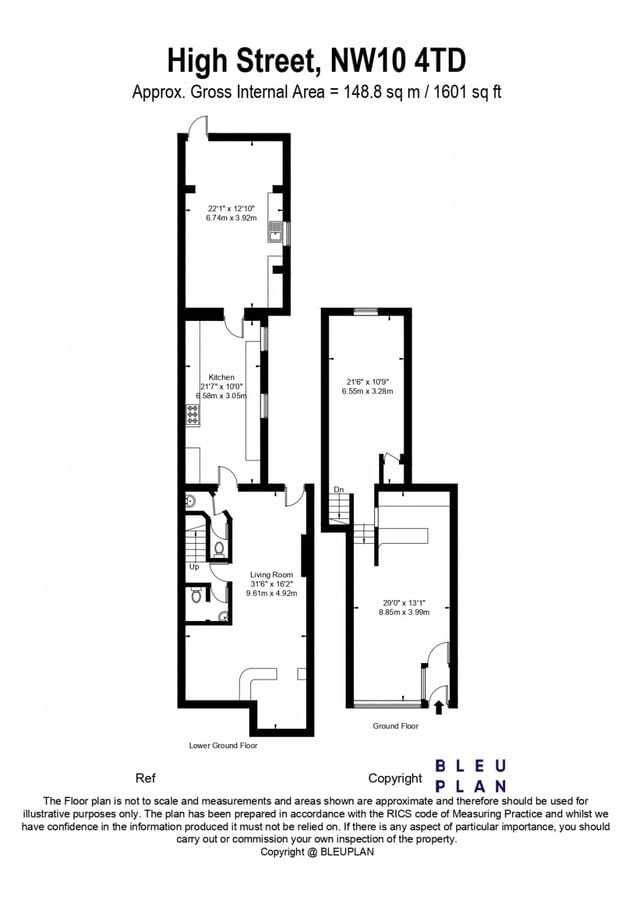 58-61A Crawford St, Londres, LND W1H 4JT - Lot 58 A - - Plan d’étage - Image 1 of 18