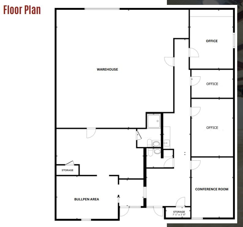5343 Brewster St, San Antonio, TX à louer Plan d’étage– Image 1 sur 1