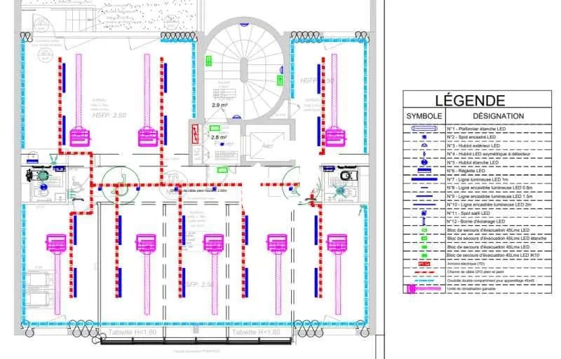 Bureau dans Boulogne-Billancourt à louer - Plan d’étage – Image 3 sur 3