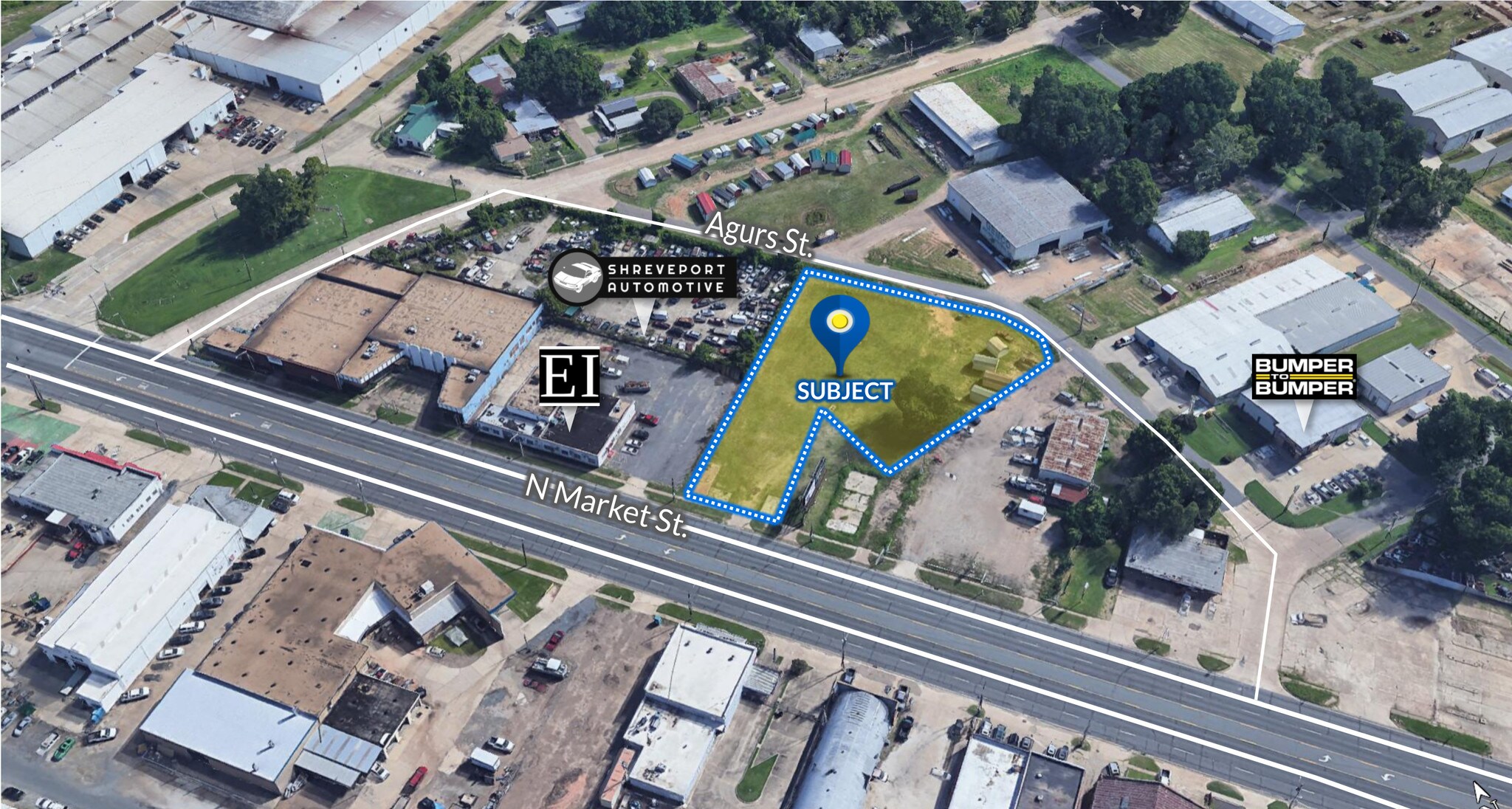 468 N Market St, Shreveport, LA à vendre Aérien– Image 1 sur 3