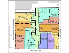 75 Congress St, Portsmouth, NH à louer Plan d’étage– Image 1 sur 10