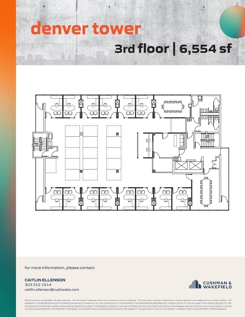 1905 Sherman St, Denver, CO à louer Plan d’étage– Image 1 sur 1