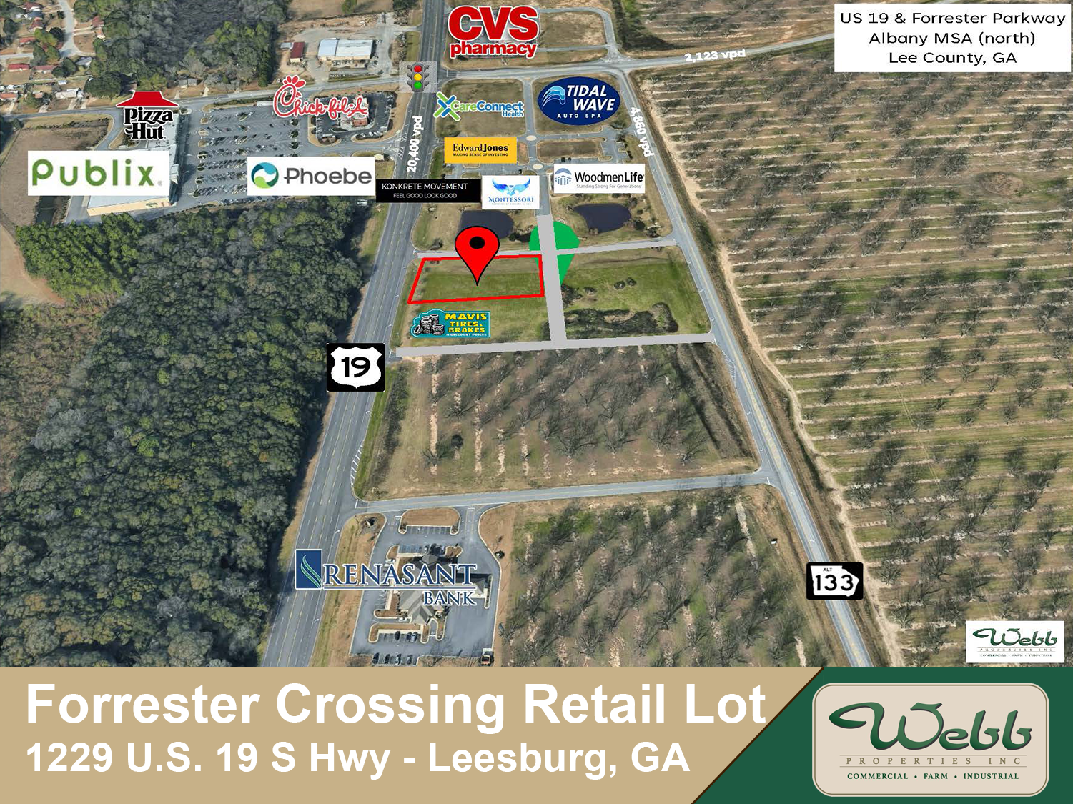 126 Old Leesburg Rd, Leesburg, GA à louer Plan de site– Image 1 sur 2