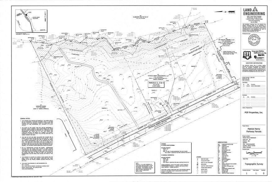Patrick Henry Pky, Stockbridge, GA à vendre - Plan de site – Image 2 sur 5