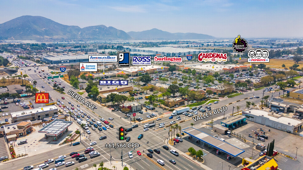 16755-16873 Valley Blvd, Fontana, CA à louer - Photo de l’immeuble – Image 1 sur 19