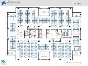 12851 Worldgate Dr, Herndon, VA à louer Plan d’étage– Image 2 sur 3