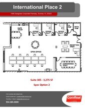 1580 Sawgrass Corporate Pky, Sunrise, FL à louer Plan d’étage– Image 1 sur 3