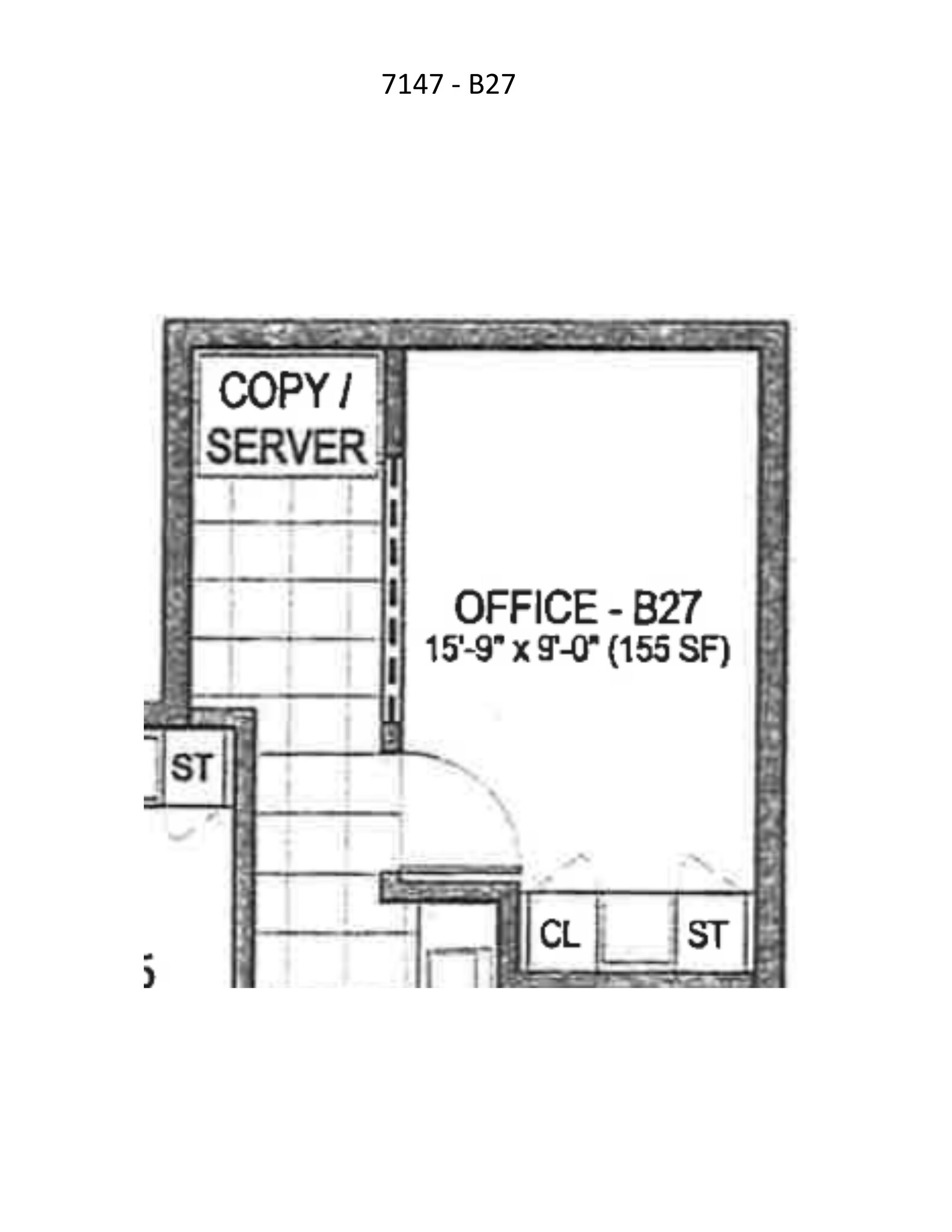 7137-7161 E Rancho Vista Dr, Scottsdale, AZ à louer Plan de site– Image 1 sur 1