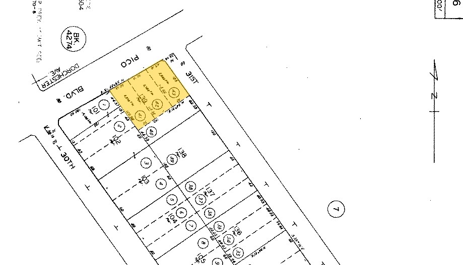 3018-3030 Pico Blvd, Santa Monica, CA à vendre - Plan cadastral – Image 2 sur 12