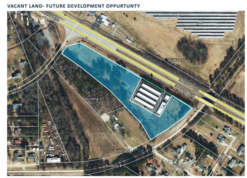 605 E I St, Erwin, NC à vendre - Plan de site – Image 3 sur 4