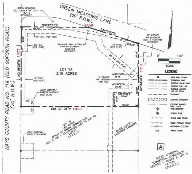 Old Goforth Road, Buda, TX à vendre - Plan cadastral – Image 2 sur 2