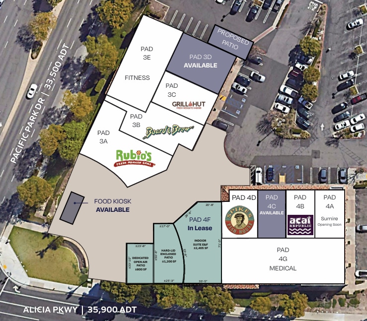 27000-27470 Alicia Pky, Laguna Niguel, CA à louer Plan de site– Image 1 sur 1