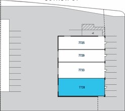 7725-7739 Othello Ave, San Diego, CA à louer Plan de site– Image 2 sur 2