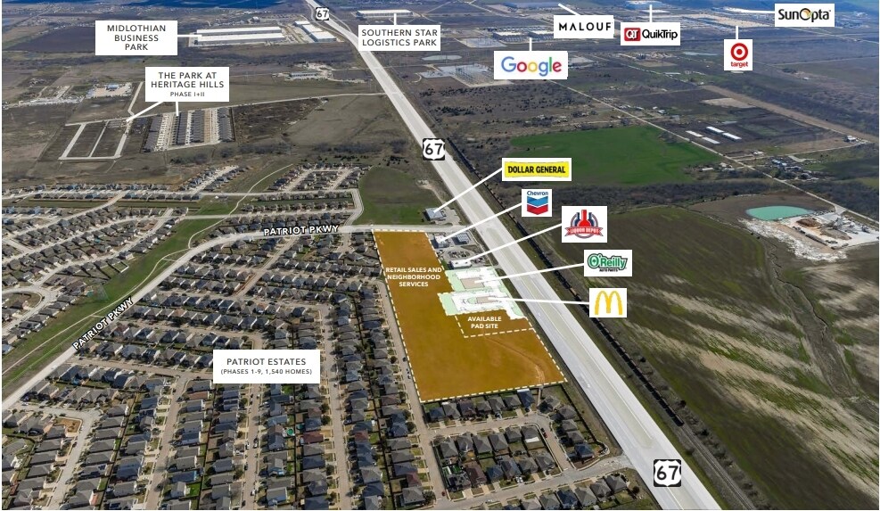 442 E Highway 67, Venus, TX à vendre Photo de l’immeuble– Image 1 sur 4
