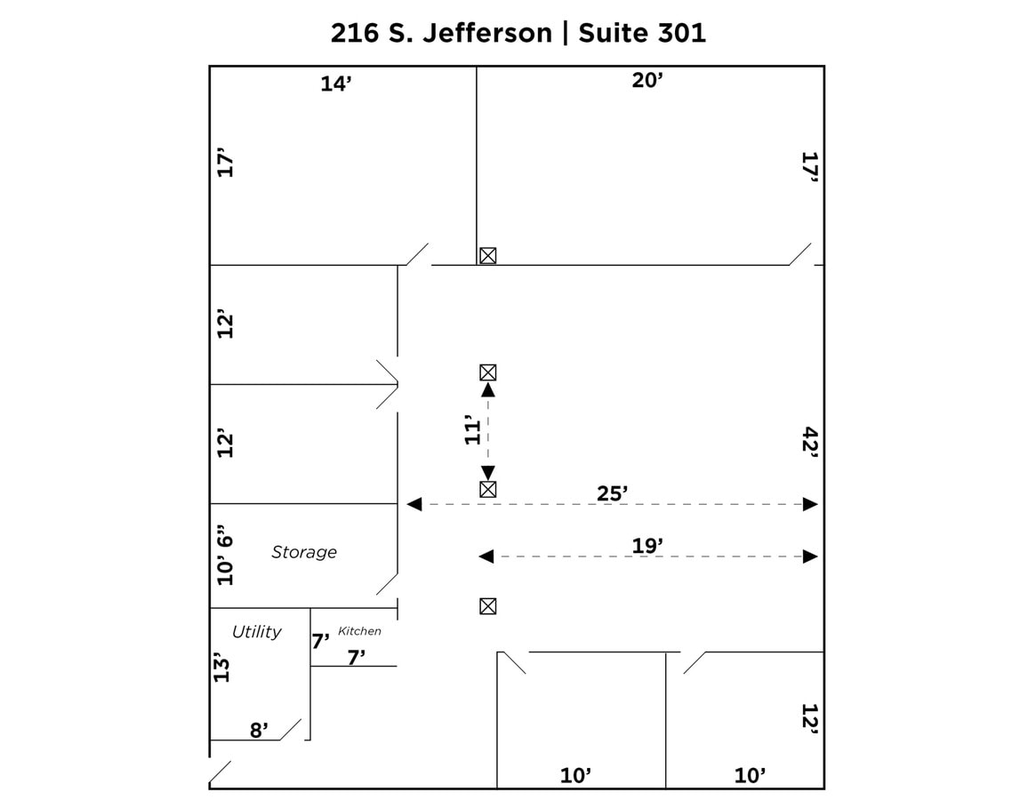 216 S Jefferson St, Chicago, IL 60661 - Lot 301 -  - Plan d’étage - Image 1 of 5