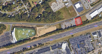 Outlet Drive, Knoxville, TN - VUE AÉRIENNE vue de carte