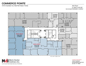 1818 S Australian Ave, West Palm Beach, FL à louer Plan d’étage– Image 1 sur 2