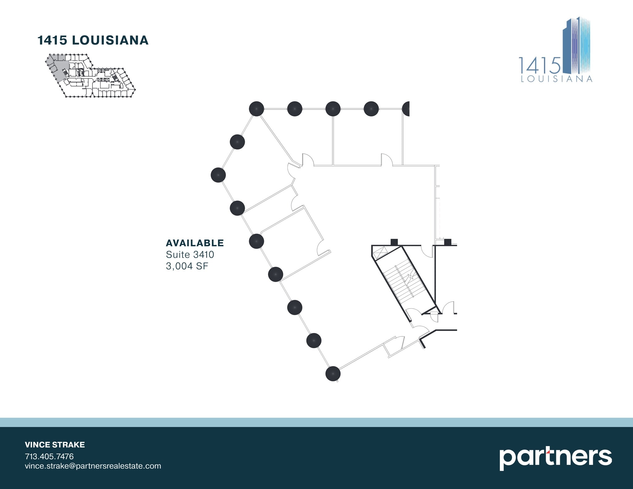 1415 Louisiana St, Houston, TX à louer Plan de site– Image 1 sur 1