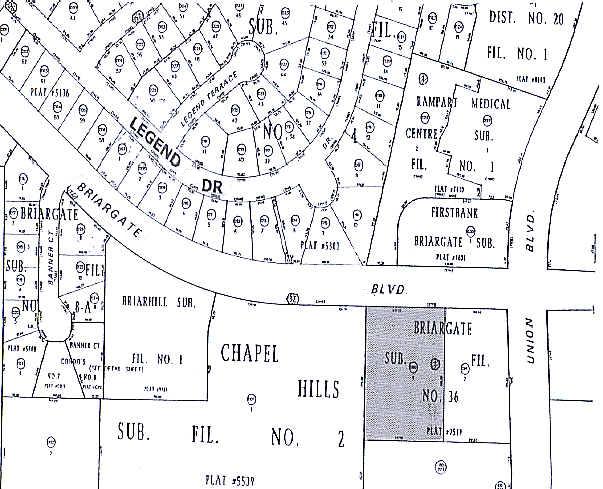 2761-2771 Briargate Blvd, Colorado Springs, CO à louer - Plan cadastral – Image 2 sur 29