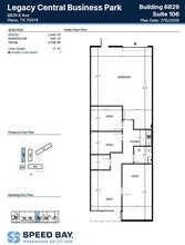 6901 K Ave, Plano, TX à louer Plan d’étage– Image 2 sur 2