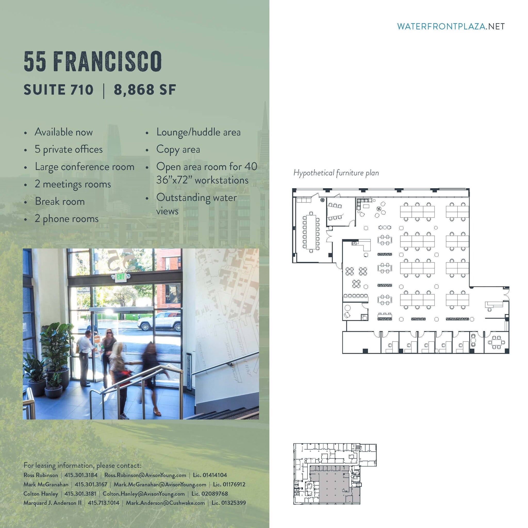 1700 Montgomery St, San Francisco, CA à louer Plan d’étage– Image 1 sur 1