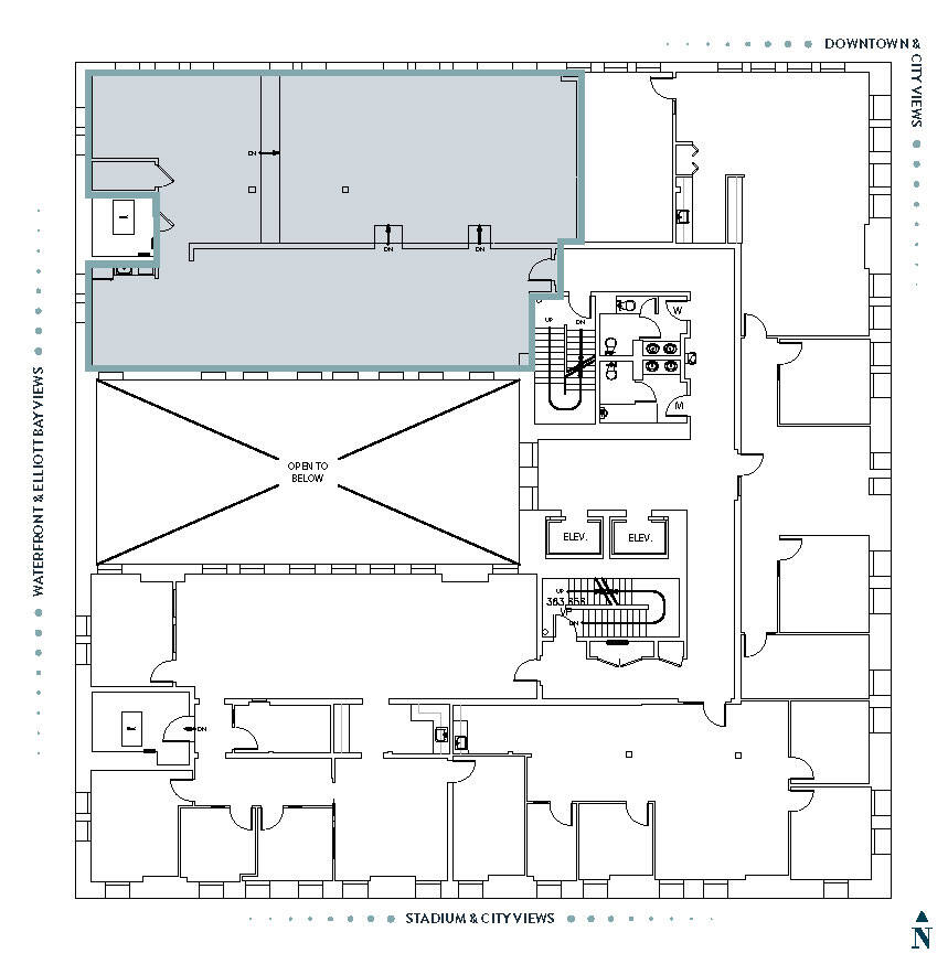 615 2nd Ave, Seattle, WA à louer Plan d’étage– Image 1 sur 9