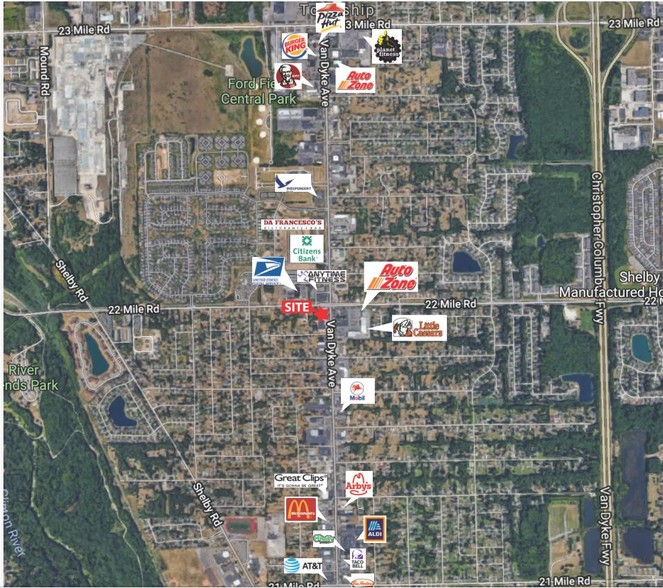 48945 Van Dyke Ave, Shelby Township, MI à louer - Aérien – Image 2 sur 2