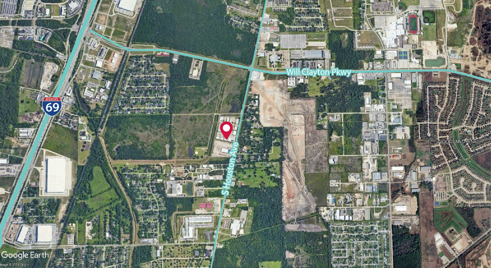 2038 S Houston Ave, Humble, TX à louer - Aérien – Image 2 sur 5
